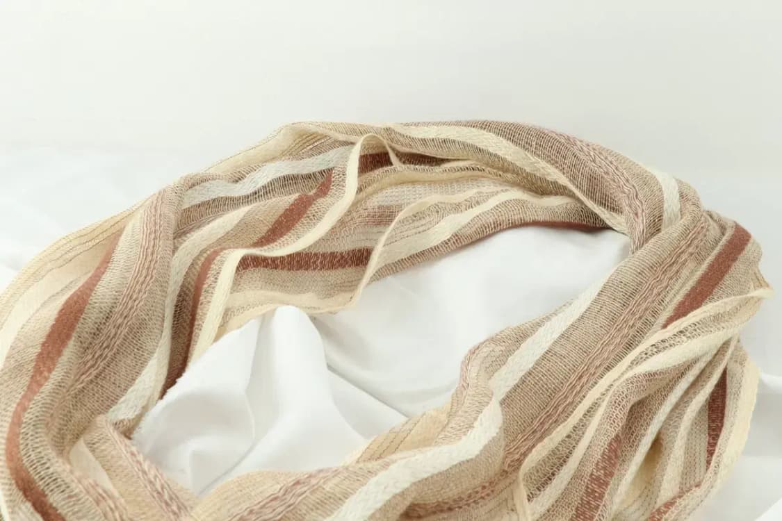 (F) 브랜드빈티지 목도리 머플러 밀라노 이태리 브라운-2720 상품이미지3