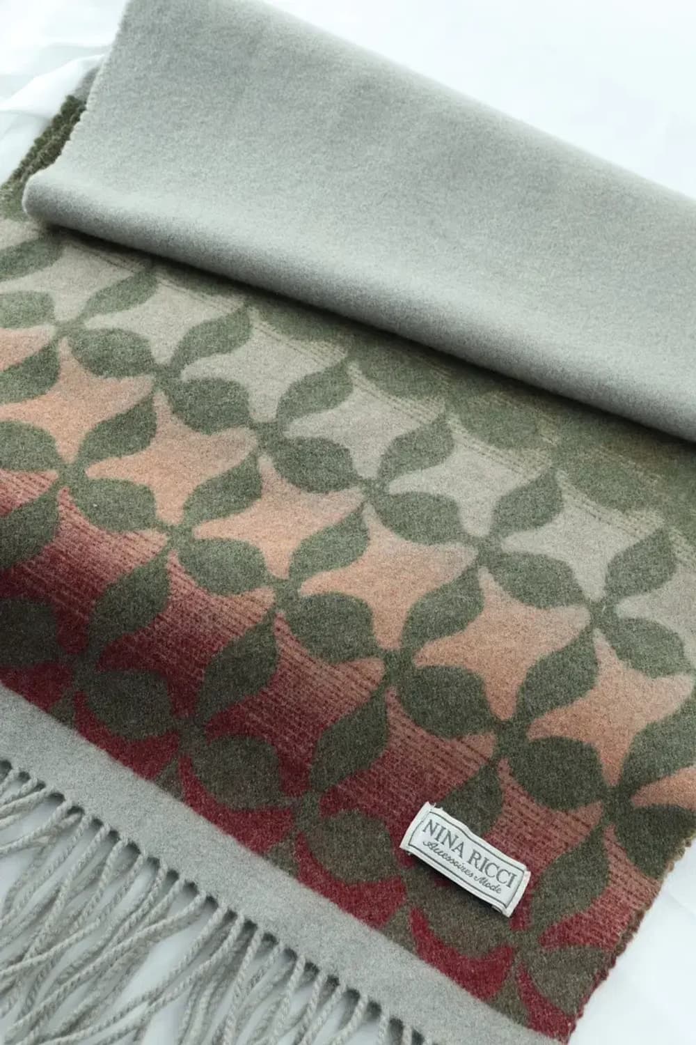 (F) 니나리치 목도리 머플러 에스닉 노르딕 말차 롱 숄-2726 상품이미지1