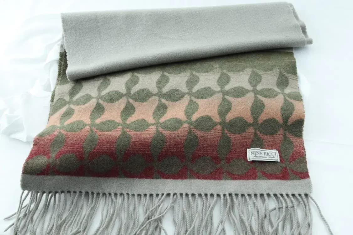 (F) 니나리치 목도리 머플러 에스닉 노르딕 말차 롱 숄-2726 상품이미지2