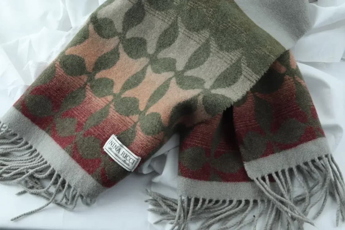 (F) 니나리치 목도리 머플러 에스닉 노르딕 말차 롱 숄-2726 상품이미지5