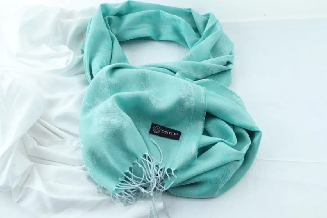 (F) 슈페리어 목도리 머플러 민트 경량 롱 숄-2727 상품이미지4