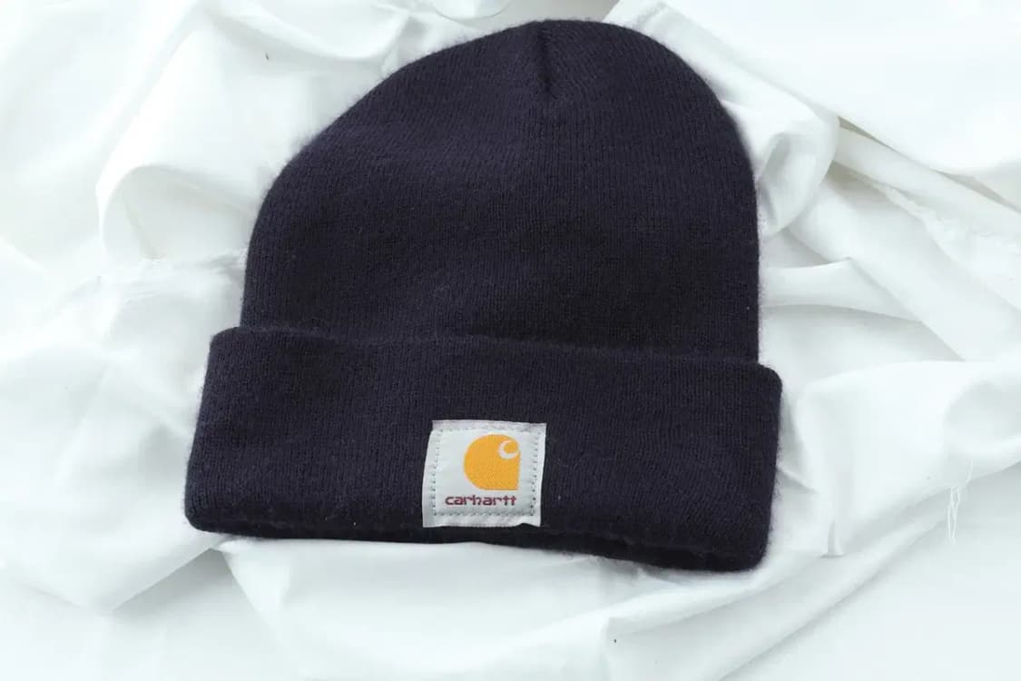 (F) 칼하트 모자 네이비 따뜻 비니 니트 아메카지-2729 상품이미지2
