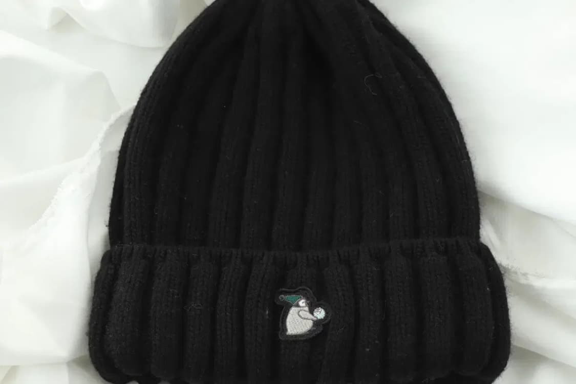 (F) 코오롱스포츠 모자 비니 골지 블랙 따뜻-272F 상품이미지2