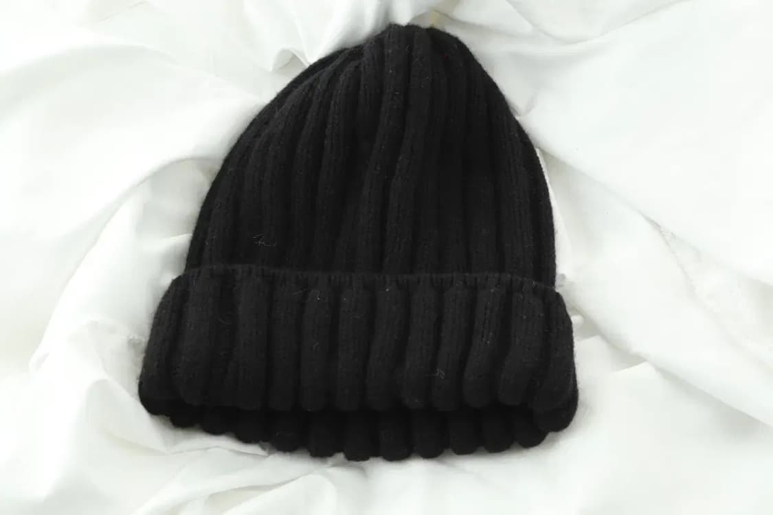 (F) 코오롱스포츠 모자 비니 골지 블랙 따뜻-272F 상품이미지3