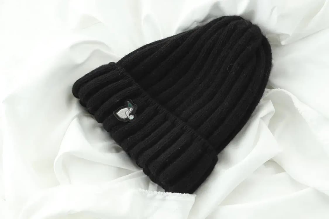 (F) 코오롱스포츠 모자 비니 골지 블랙 따뜻-272F 상품이미지5