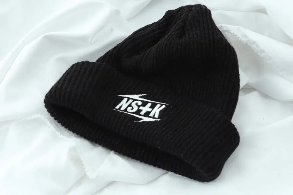 (F) 네스티킥 모자 블랙 골지 비니 숏 스트릿-2732 상품이미지2