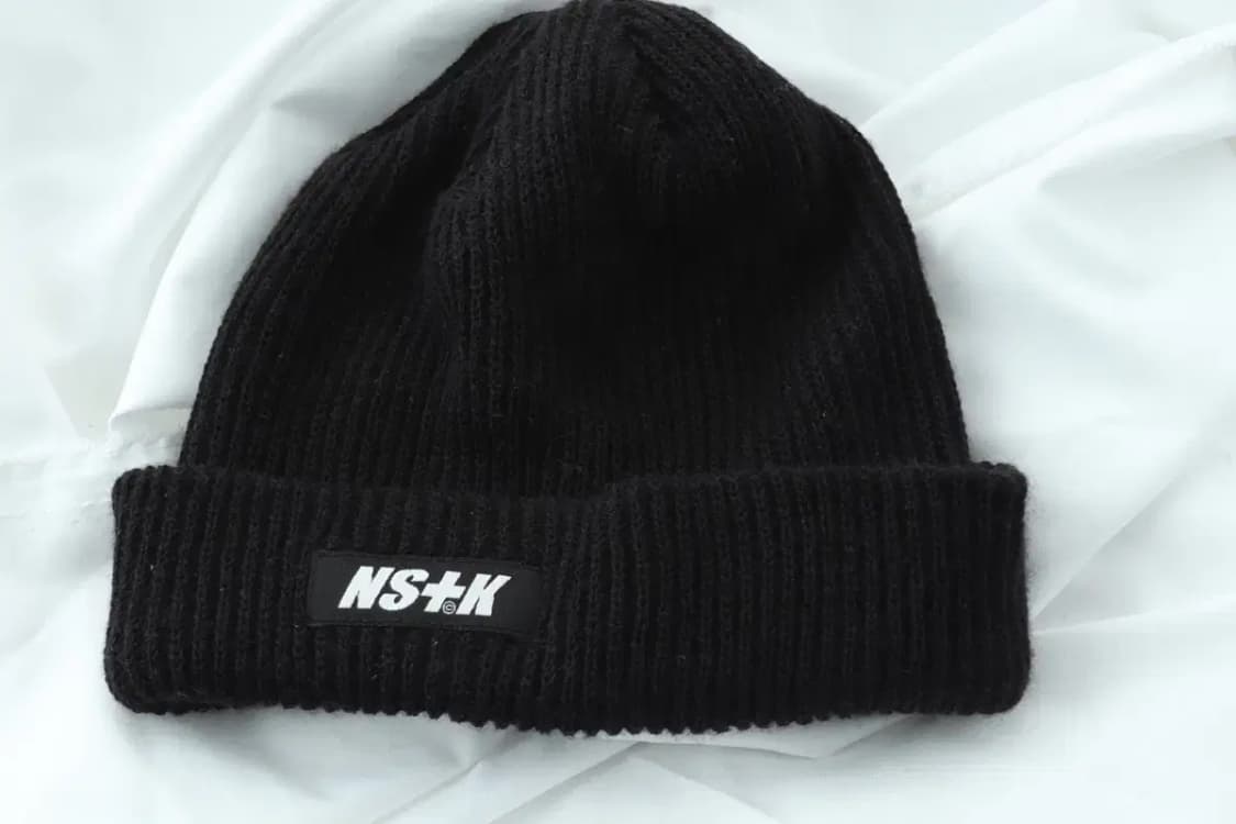 (F) 네스티킥 모자 블랙 골지 비니 숏 스트릿-2732 상품이미지3