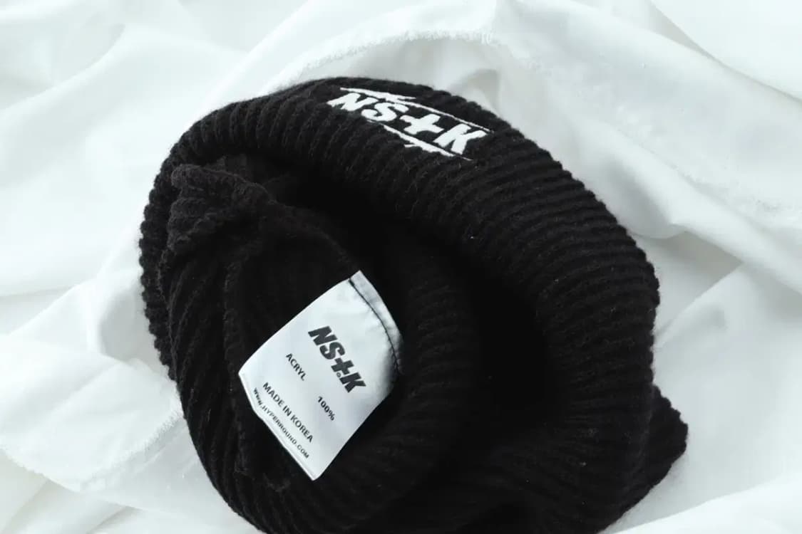 (F) 네스티킥 모자 블랙 골지 비니 숏 스트릿-2732 상품이미지4