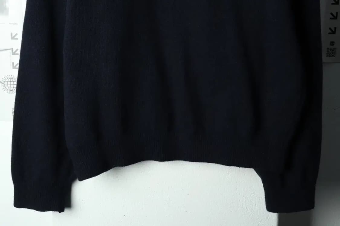 (M-L) 토마스모어 니트 나그랑 네이비 울-16863 상품이미지4