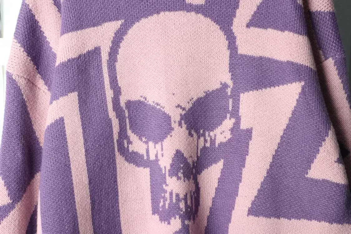 (L-XL) 우조 니트 스컬 빅해골 스트릿 희귀-16865 상품이미지5