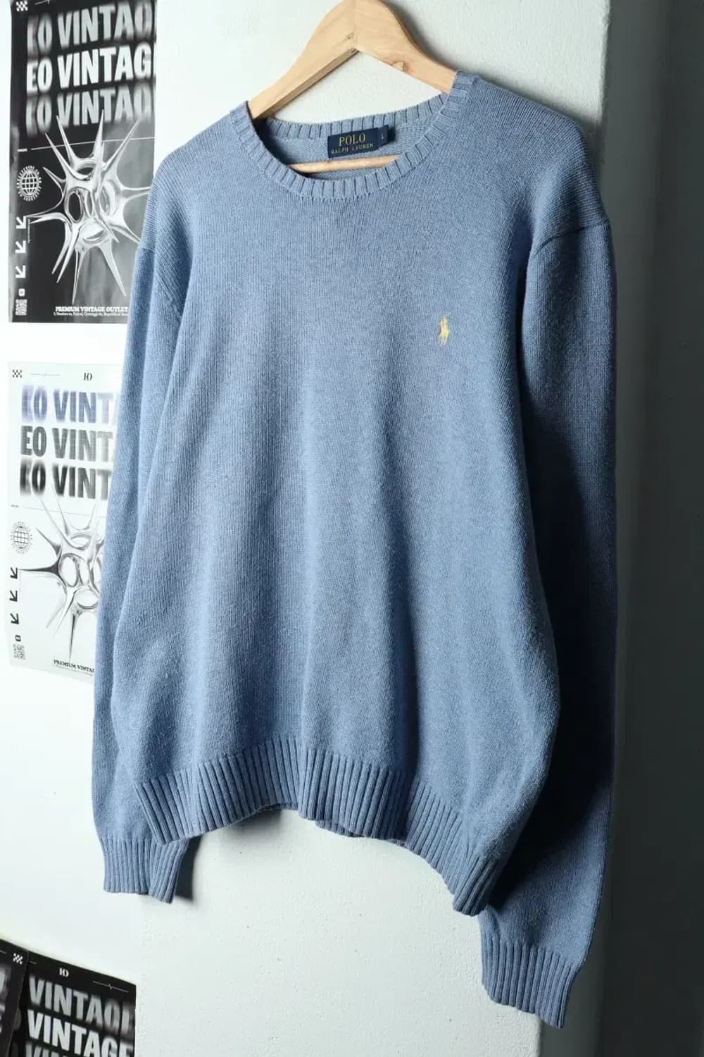 (L-XL) 폴로 랄프로렌 니트 연블루 포니 아메카지-16867 상품이미지1
