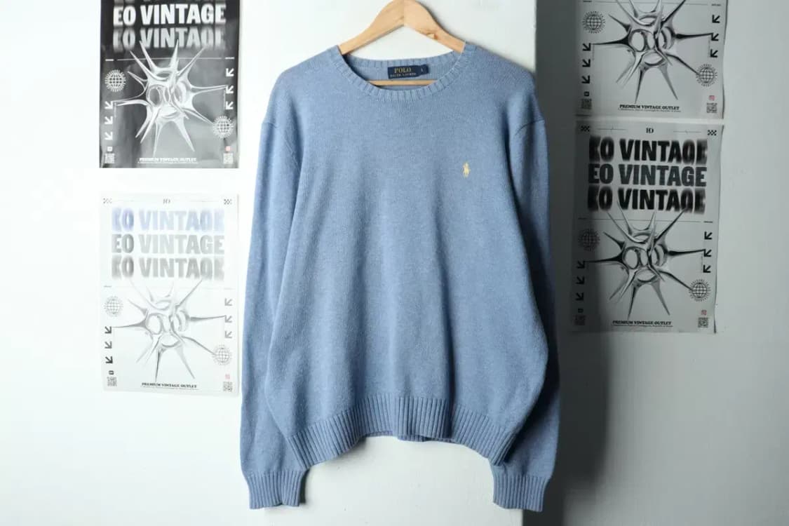 (L-XL) 폴로 랄프로렌 니트 연블루 포니 아메카지-16867 상품이미지2