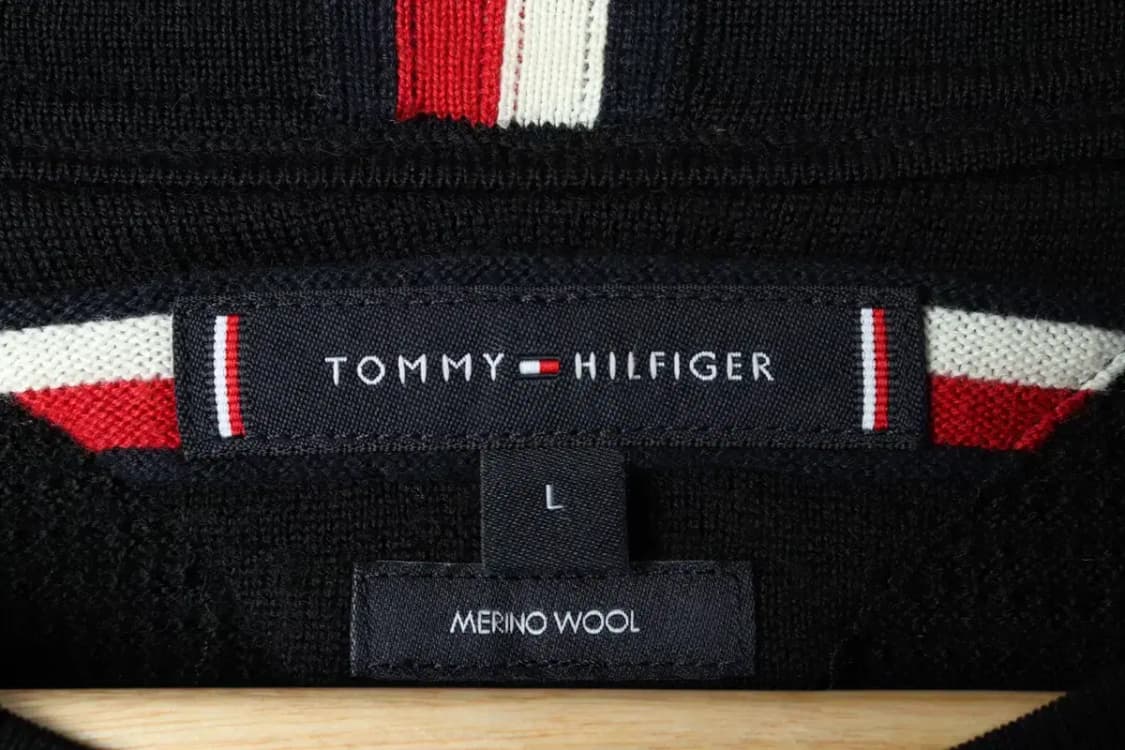 (L-XL) 타미힐피거 니트 루즈핏 나그랑 블랙 울-16869 상품이미지6