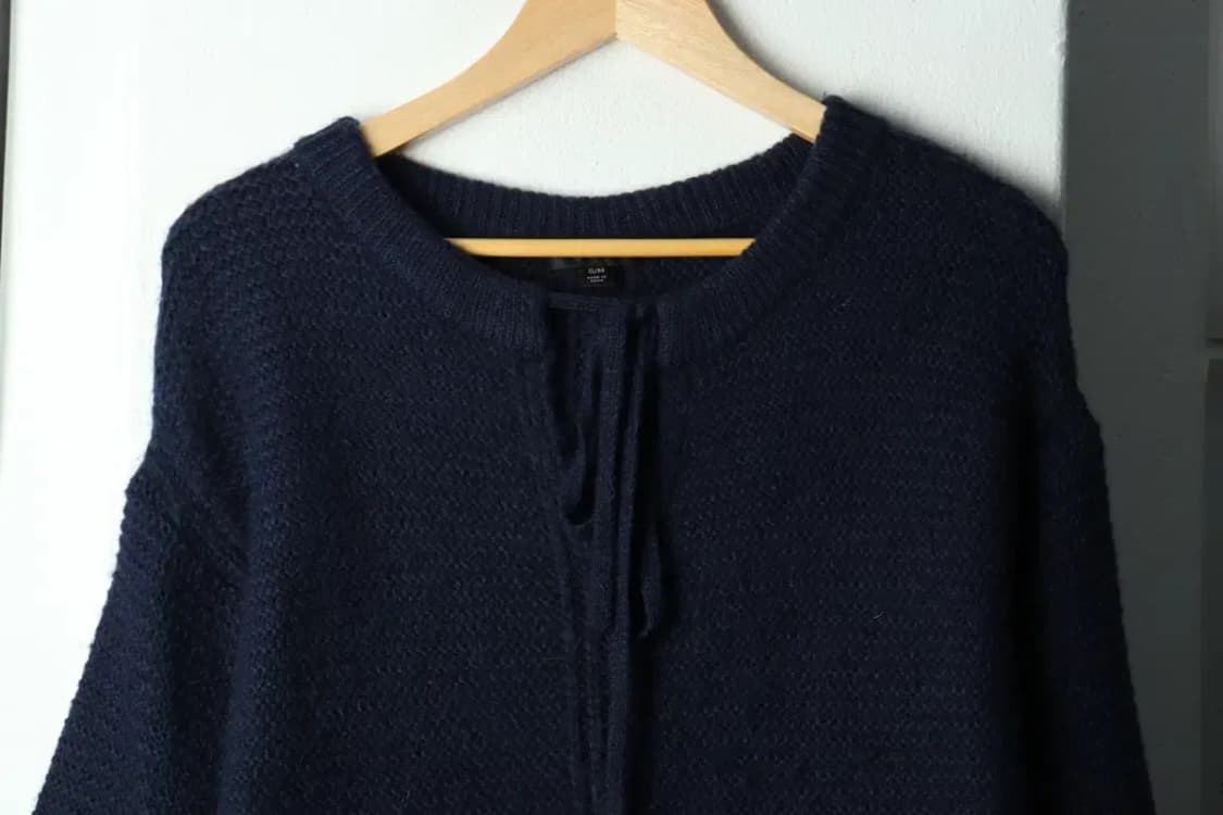 W(S-M) 제이크루 니트 원피스 네이비 울-1686B 상품이미지3