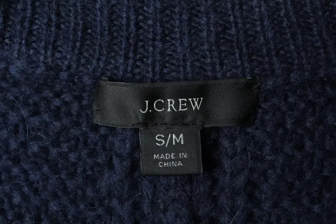 W(S-M) 제이크루 니트 원피스 네이비 울-1686B 상품이미지6