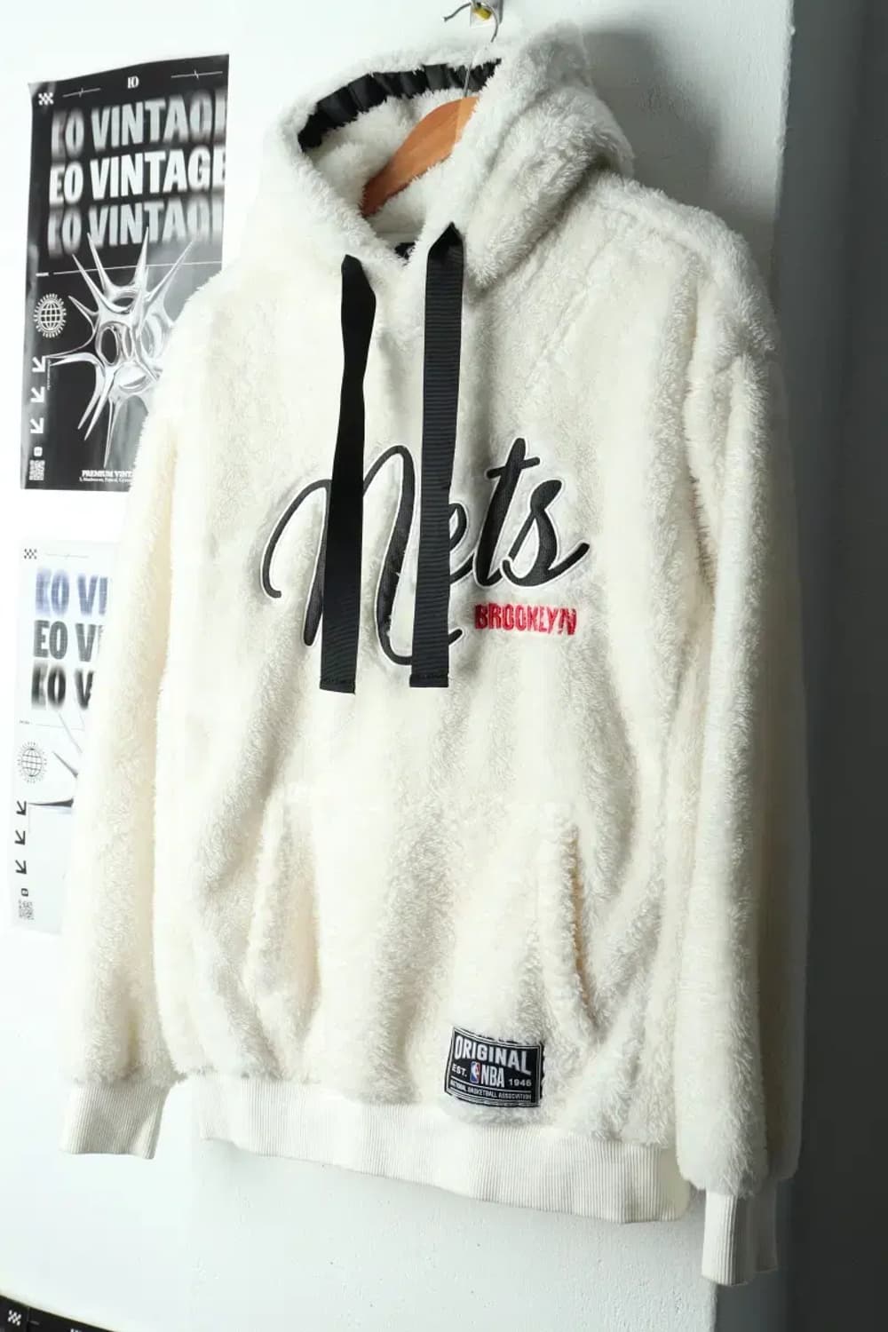 W(M-L) NBA 엔비에이 후드티셔츠 브루클린 후리스 따뜻-16870 상품이미지1