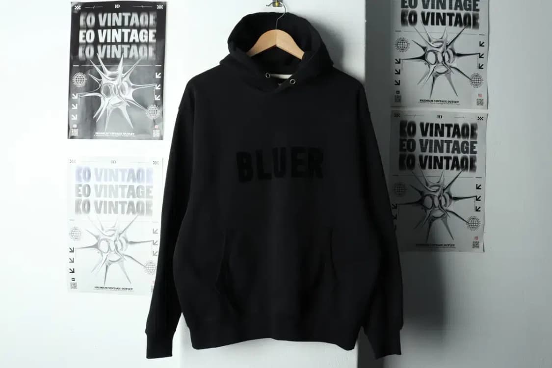 (M-L) 네이머클로딩 후드티셔츠 블러 빅로고 블랙-16872 상품이미지2