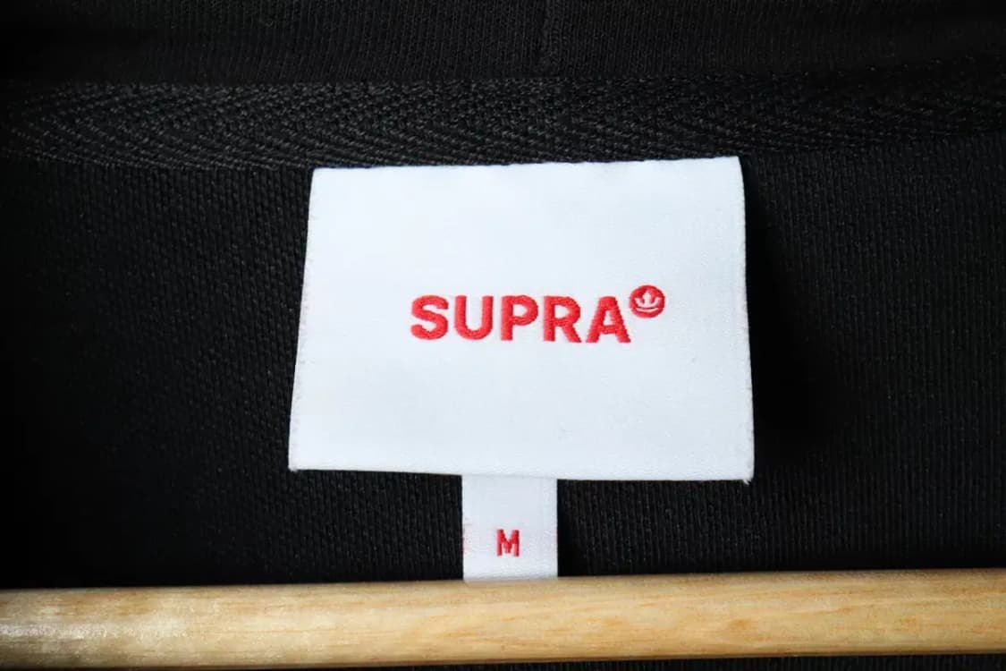 (M-L) 수프라 후드티셔츠 빅로고 블랙 올드스쿨-16876 상품이미지6