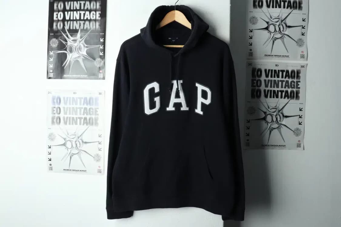 (L-XL) 갭 후드티셔츠 사용감 기모 네이비-16879 상품이미지2