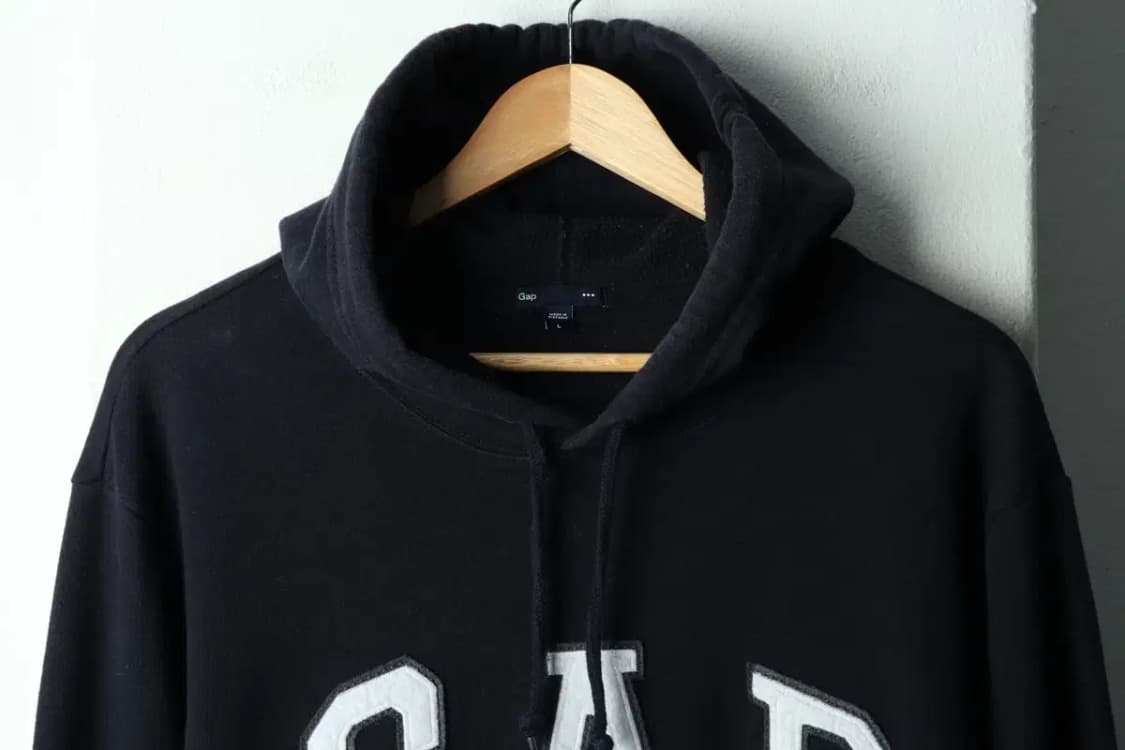 (L-XL) 갭 후드티셔츠 사용감 기모 네이비-16879 상품이미지3