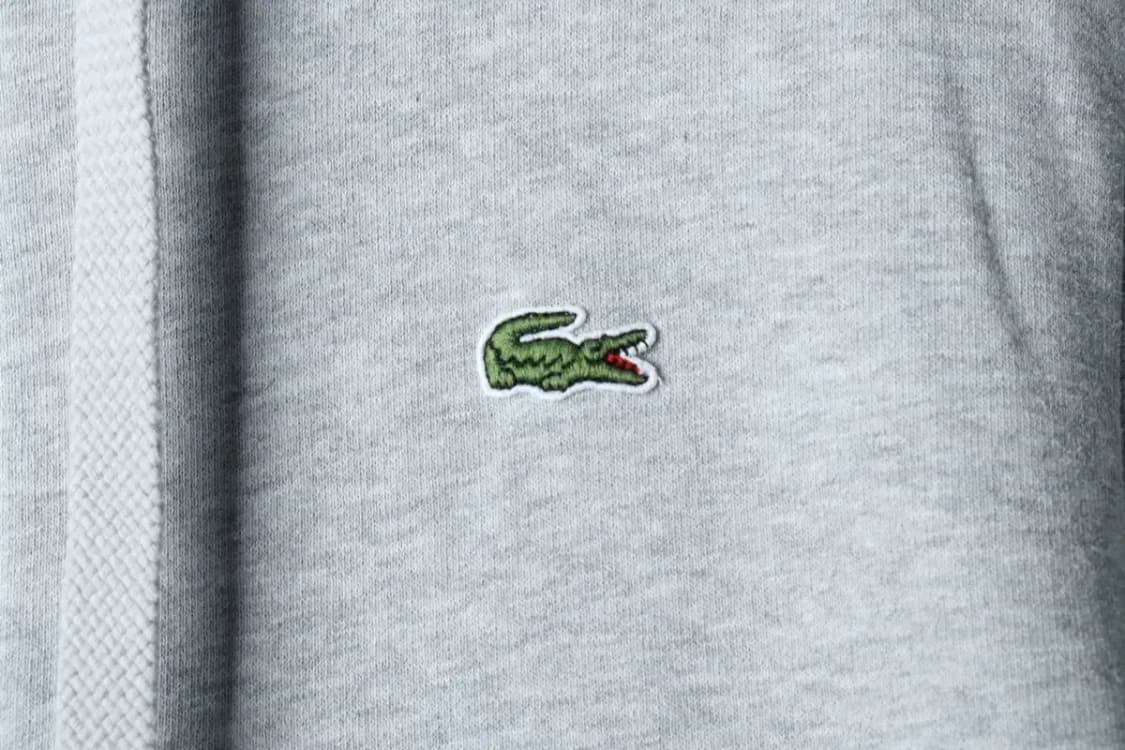 (XL-2XL) 라코스테 후드집업 빅사이즈 기모 그레이-1687A 상품이미지5