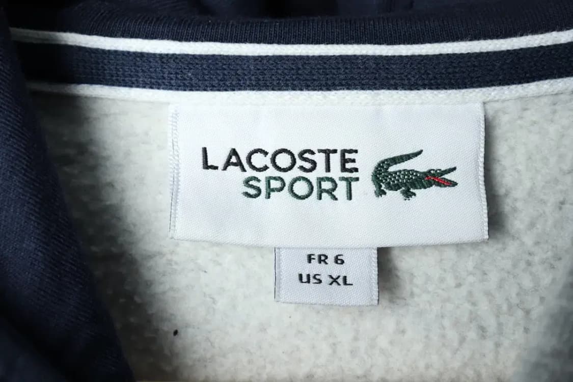 (XL-2XL) 라코스테 후드집업 빅사이즈 기모 그레이-1687A 상품이미지6