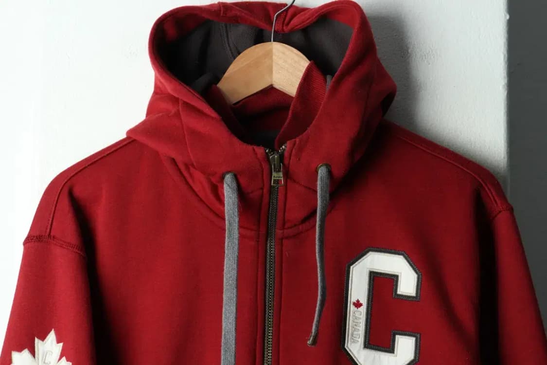 (L-XL) 루츠 캐나다 후드집업 레드 기모 올드스쿨-1687C 상품이미지4
