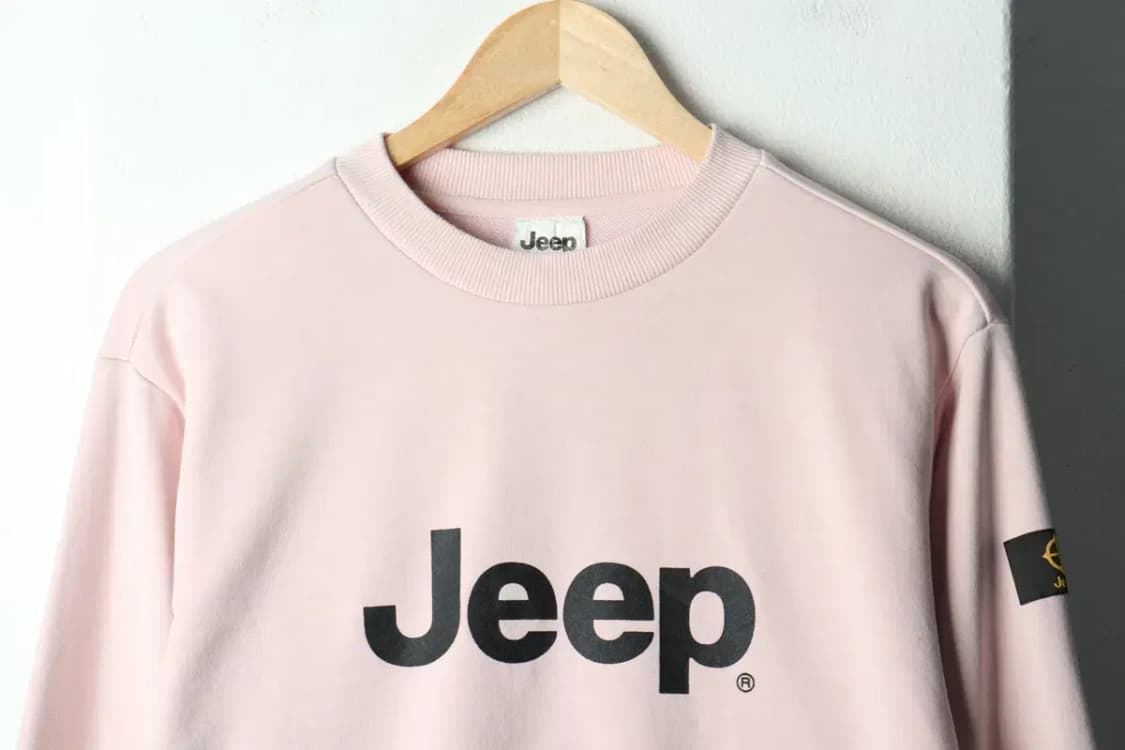 (M) 지프 맨투맨 티셔츠 빅로고 딸기우유 핑크-1687F 상품이미지3