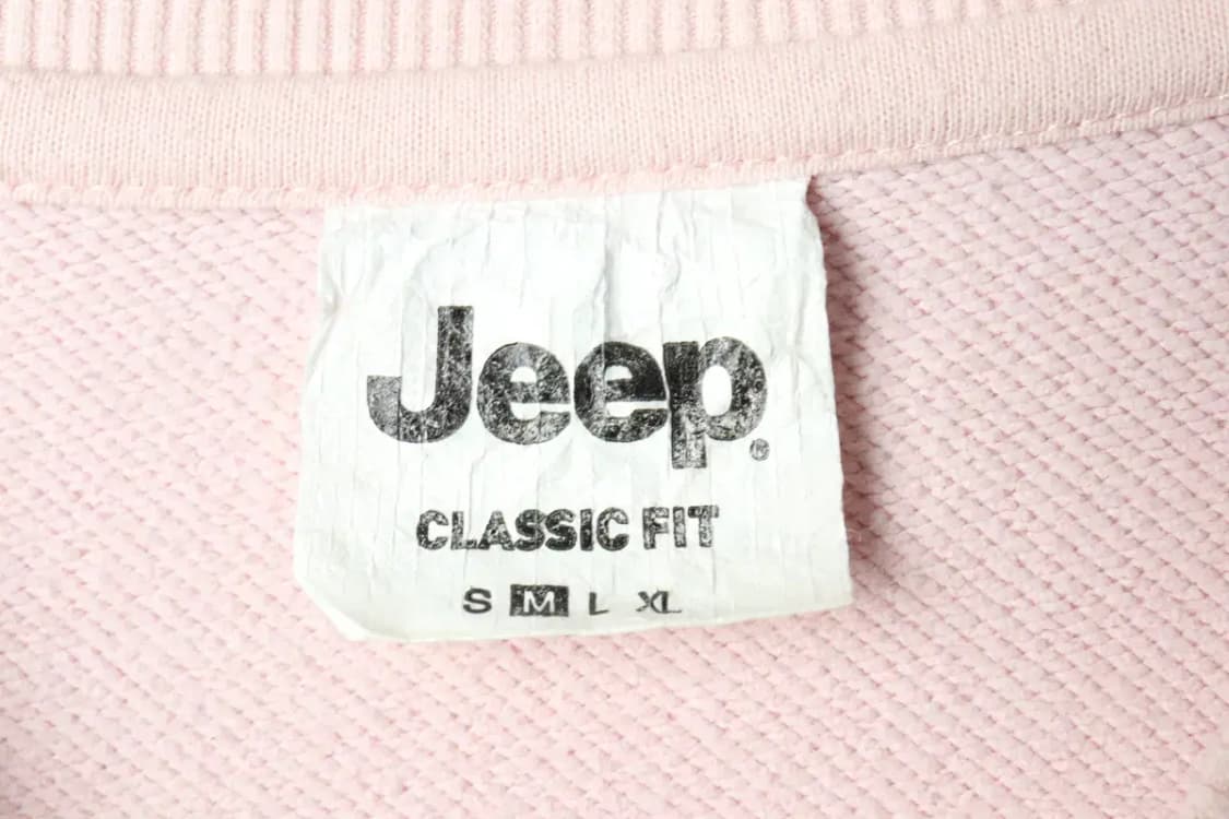 (M) 지프 맨투맨 티셔츠 빅로고 딸기우유 핑크-1687F 상품이미지7