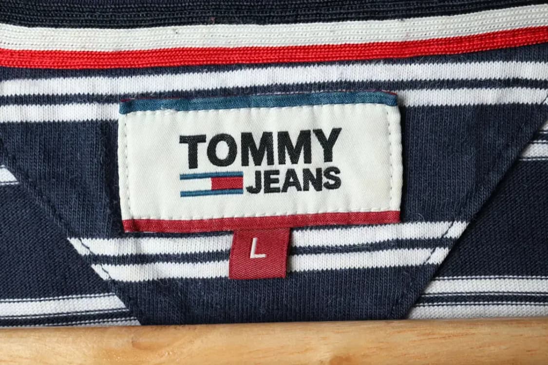 (L-XL) 타미힐피거 긴팔티셔츠 스트라이프 네이비-16881 상품이미지6