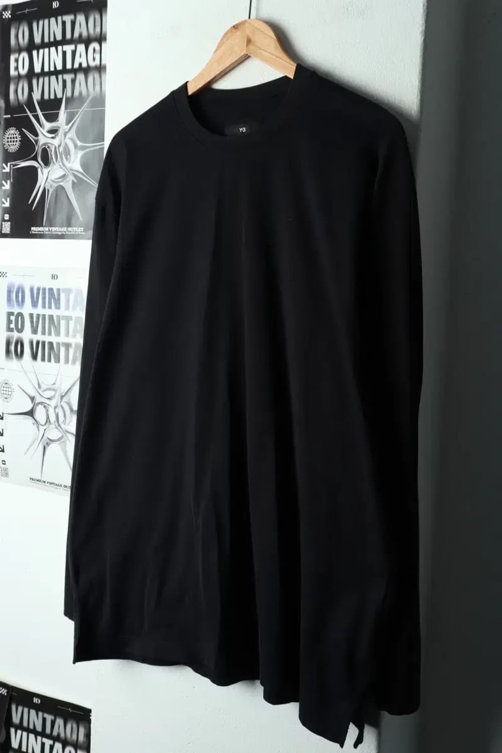 (XL-2XL) 아디다스 긴팔티셔츠 Y3 요지야마모토 블랙-16882 상품이미지1