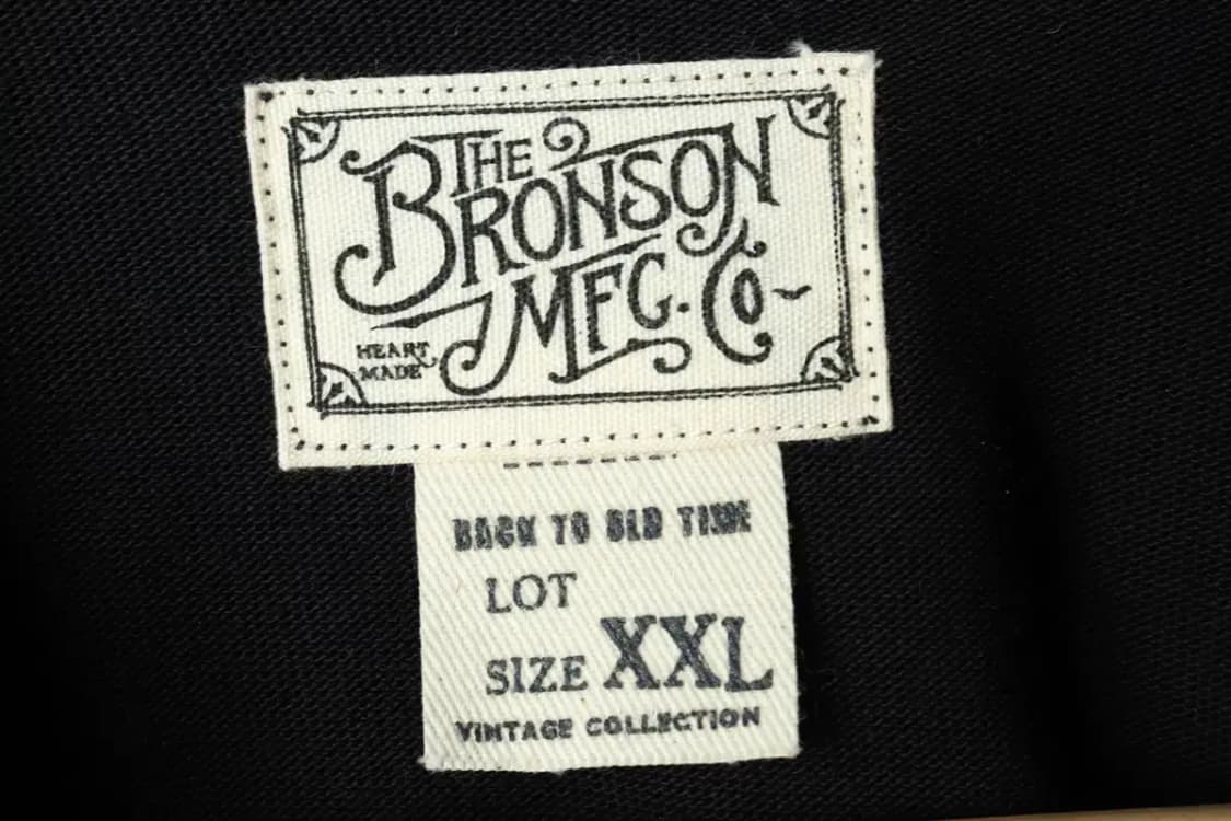 (2XL) 브론슨 긴팔티셔츠 빅사이즈 헨리넥 블랙 아메카지-16883 상품이미지5