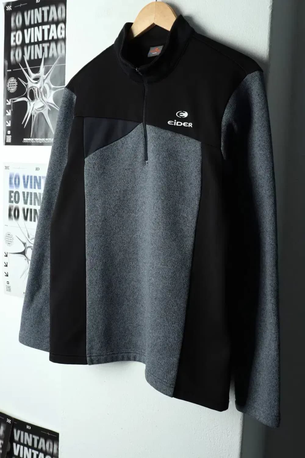 W(L) 아이더 긴팔티셔츠 반집업 니트 기모 폴리-16884 상품이미지1