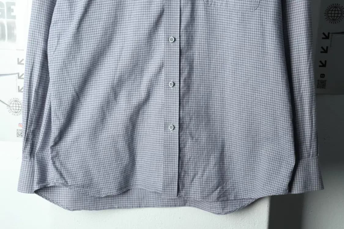 (XL) 닥스 셔츠 남방 체크 그레이-16887 상품이미지4