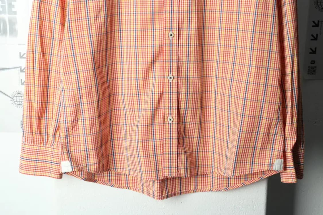 (L) 라코스테 셔츠 남방 슬림핏 체크 아메카지-16888 상품이미지4