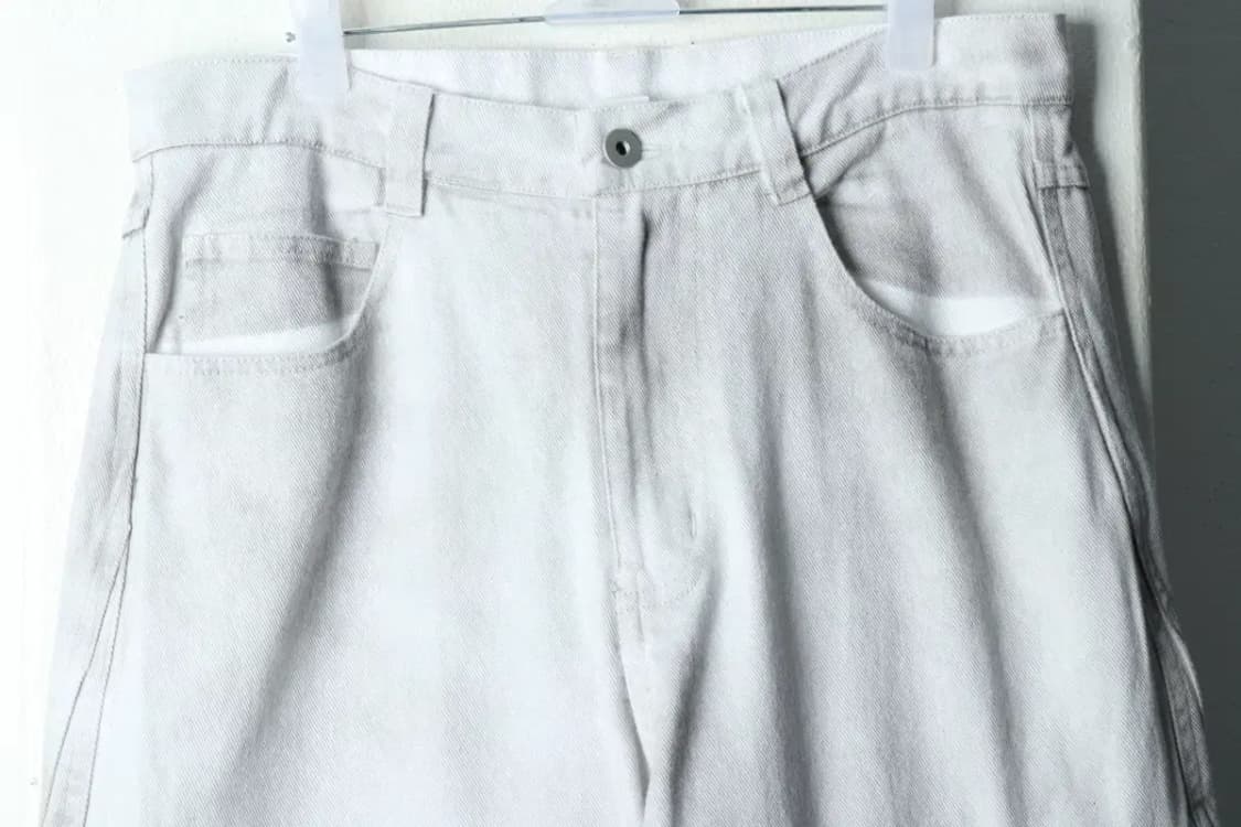 (S-L) 파르티멘토 면바지 팬츠 더티워싱 화이트 스트릿-2354 상품이미지3