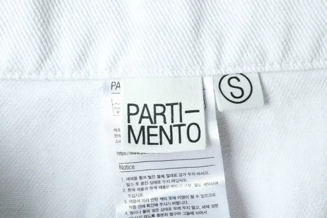 (S-L) 파르티멘토 면바지 팬츠 더티워싱 화이트 스트릿-2354 상품이미지6