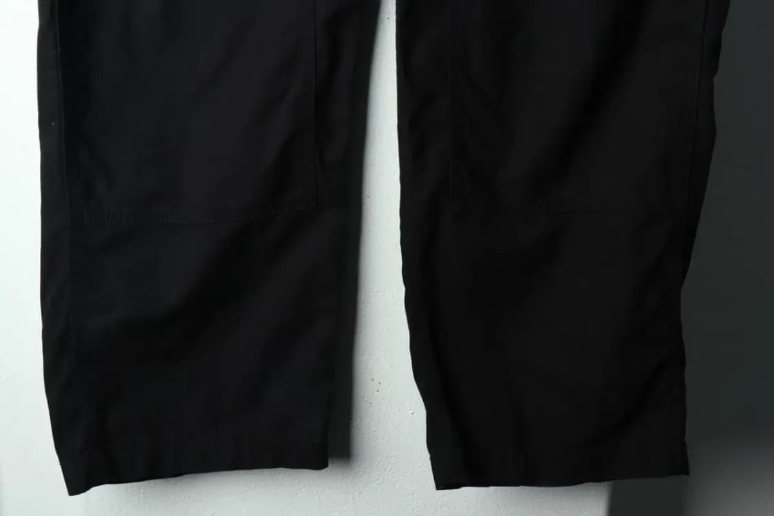 (2XL) 무신사 스탠다드 면바지 팬츠 빅사이즈 더블니 블랙-2357 상품이미지4