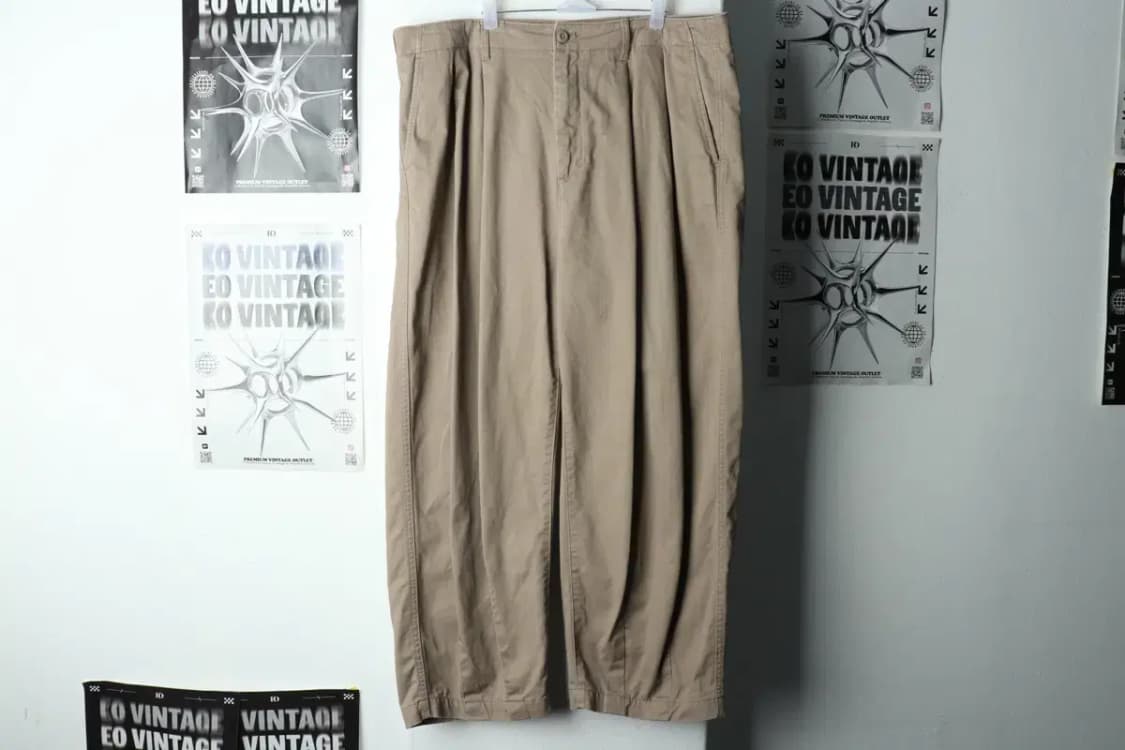 (3XL) 무신사 스탠다드 면바지 팬츠 빅사이즈 투턱 와이드-2358 상품이미지2