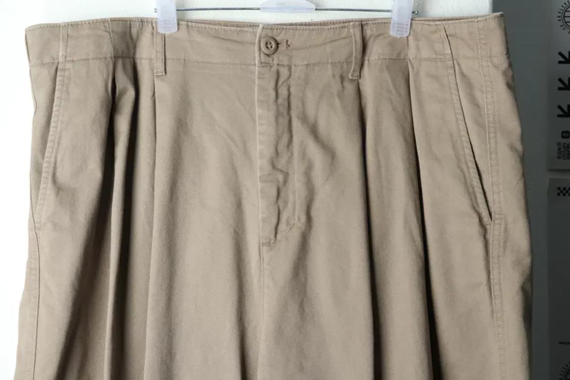 (3XL) 무신사 스탠다드 면바지 팬츠 빅사이즈 투턱 와이드-2358 상품이미지3