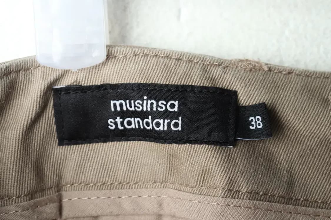 (3XL) 무신사 스탠다드 면바지 팬츠 빅사이즈 투턱 와이드-2358 상품이미지5