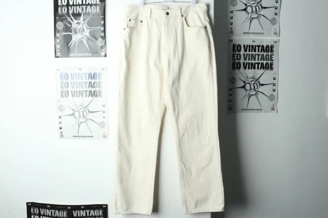 (L) 인스턴트데님 면바지 팬츠 크림 치노 재팬-235B 상품이미지2