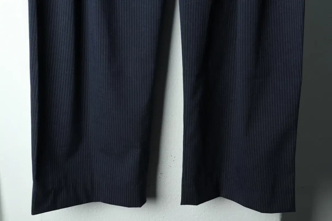 (L-XL) 틀영 슬랙스 경량 바지 스트라이프 네이비-235F 상품이미지4