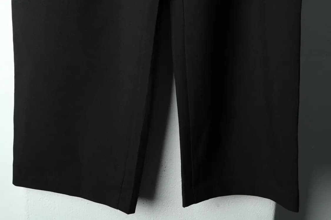 W(S) 하이드앤시크 슬랙스 경량 바지 투턱 블랙-2361 상품이미지4