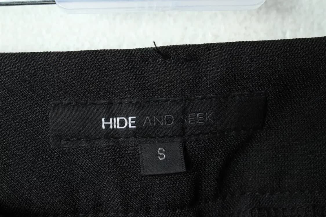 W(S) 하이드앤시크 슬랙스 경량 바지 투턱 블랙-2361 상품이미지6