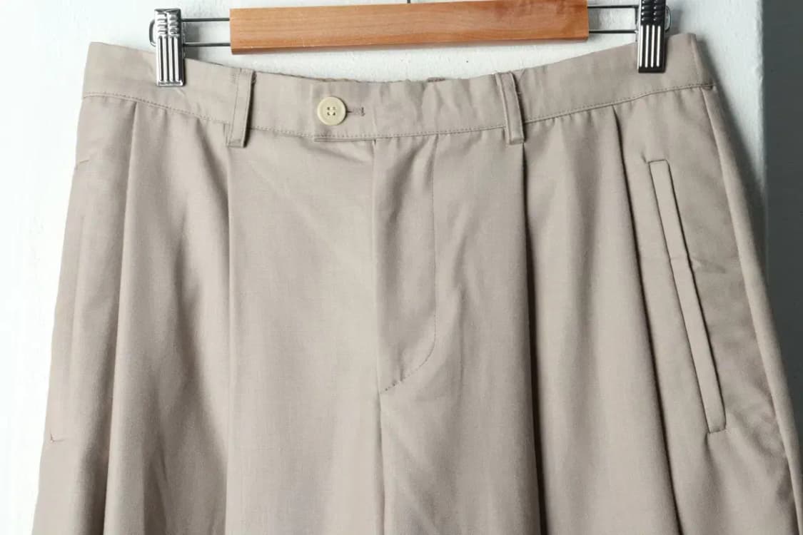 (M-L) 비얼디드 키드 슬랙스 경량 바지 밴딩 베이지-2363 상품이미지3