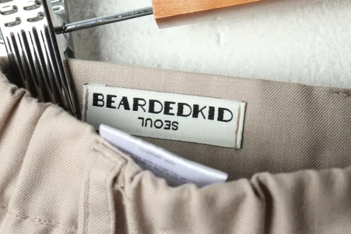 (M-L) 비얼디드 키드 슬랙스 경량 바지 밴딩 베이지-2363 상품이미지6