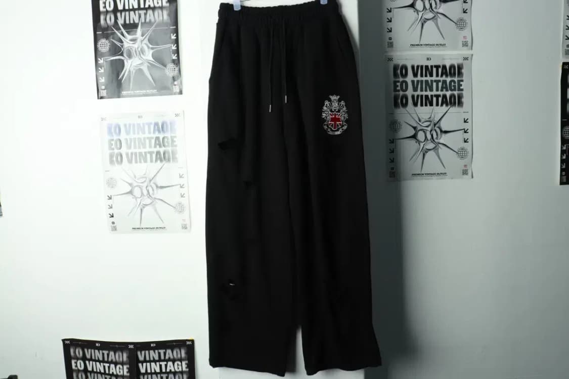(S) 런던파퓸스 트레이닝복 바지 잉글랜드 그런지 올드스쿨-2365 상품이미지2