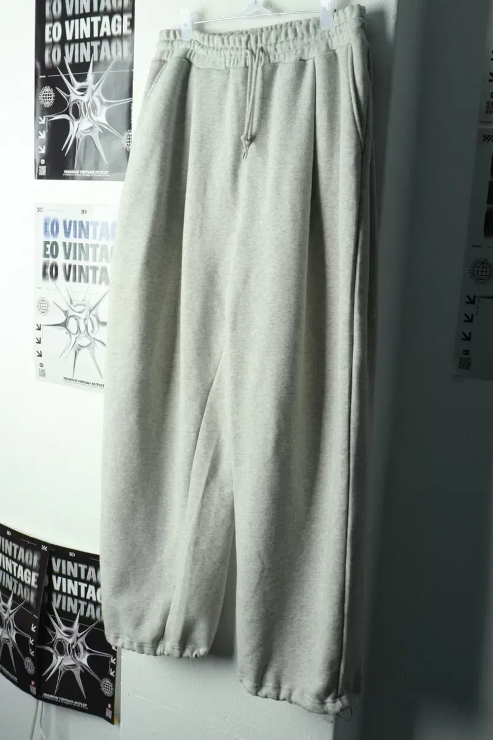 (M) 필루미네이트 트레이닝복 바지 멜란지 조거 그레이-2366 상품이미지1