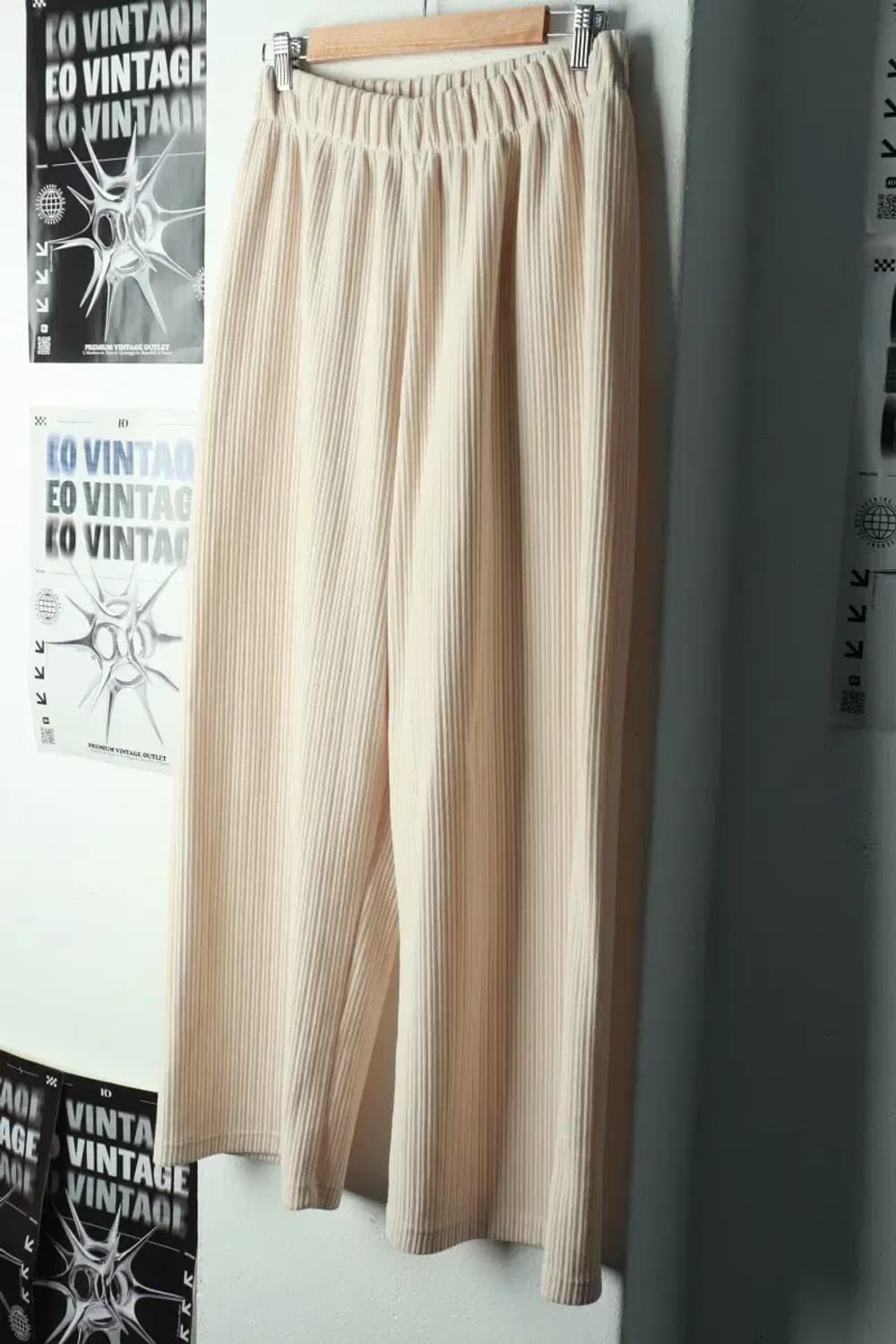 W(M) 리리앤코 트레이닝복 바지 코듀로이 베이지-2367 상품이미지1